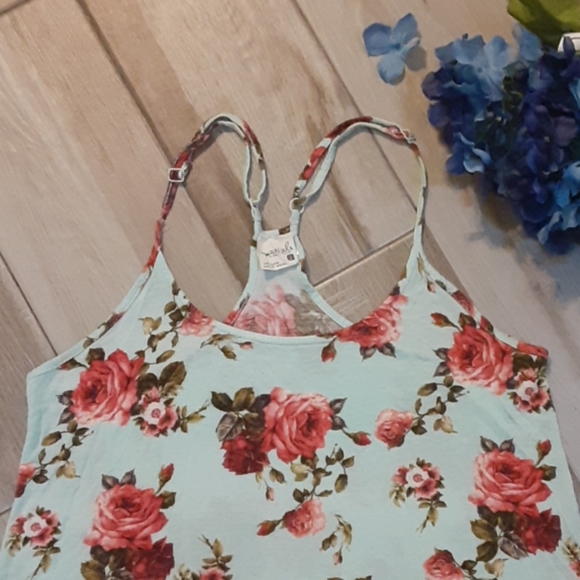 Essentials Rose Print Camisole Top - Picture 2 of 7